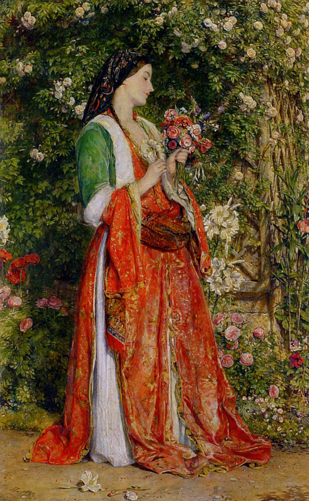 The Bouquet 1857 art print by John F. Lewis for $57.95 CAD