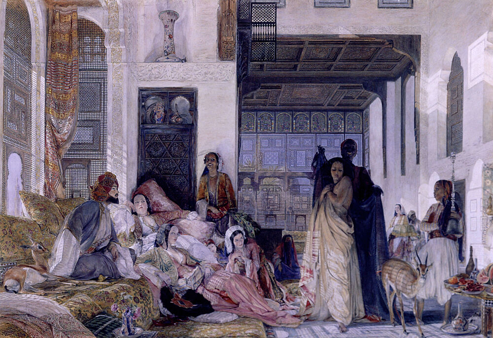 The Hareem 1850 art print by John F. Lewis for $57.95 CAD