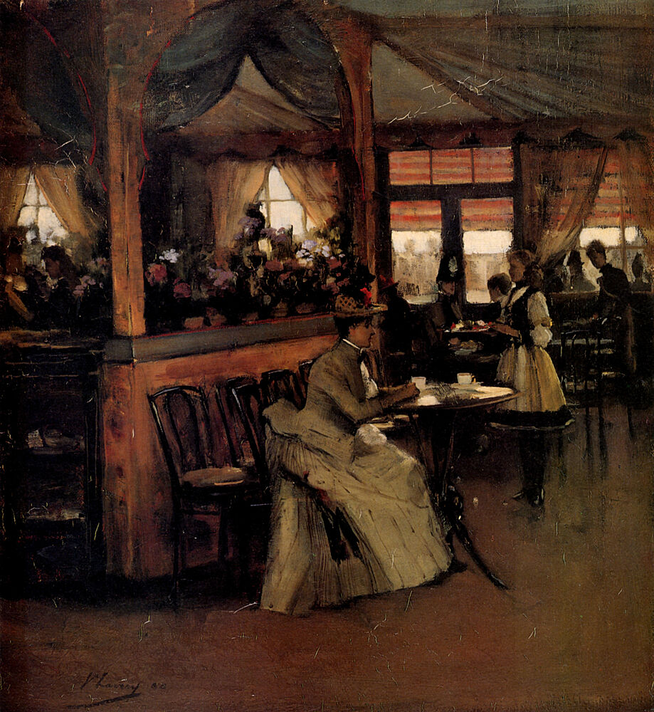A Cup of Chocolate 1888 art print by John Lavery for $57.95 CAD
