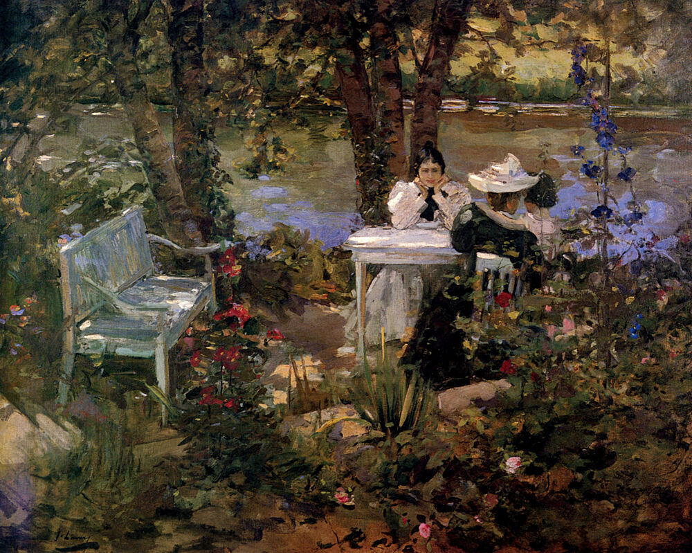 A Garden in France 1897 art print by John Lavery for $57.95 CAD