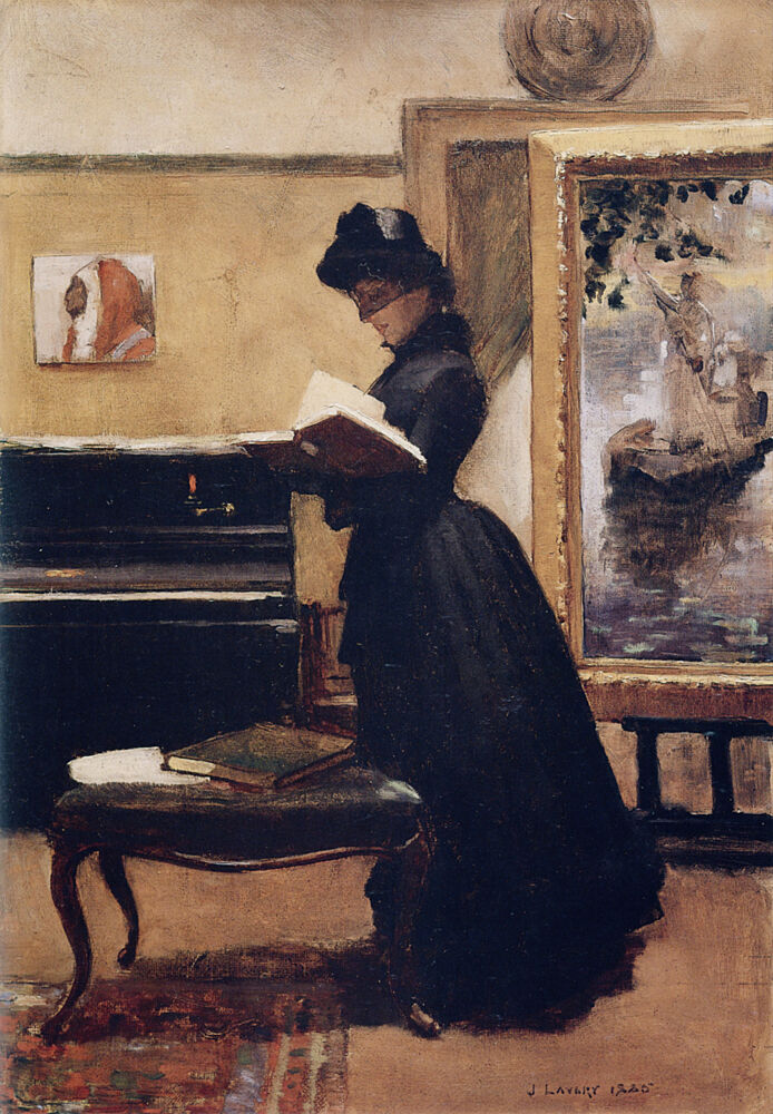 A Visit to the Studio 1885 art print by John Lavery for $57.95 CAD