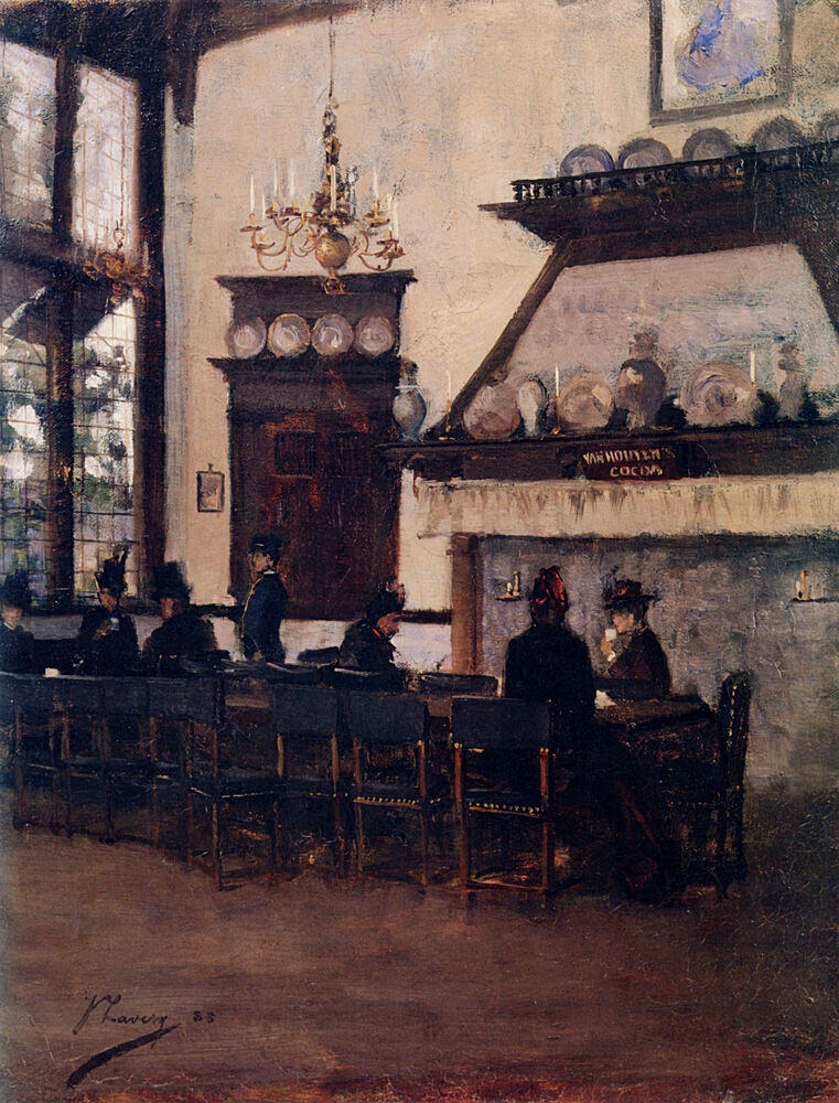 Dutch Coffee House, Glasgow Int Exhibition 1888 art print by John Lavery for $57.95 CAD