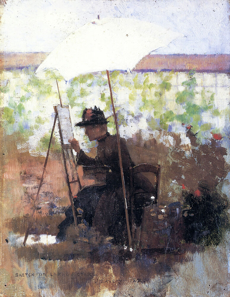 Sketch for a Pupil of Mine 1883 art print by John Lavery for $57.95 CAD