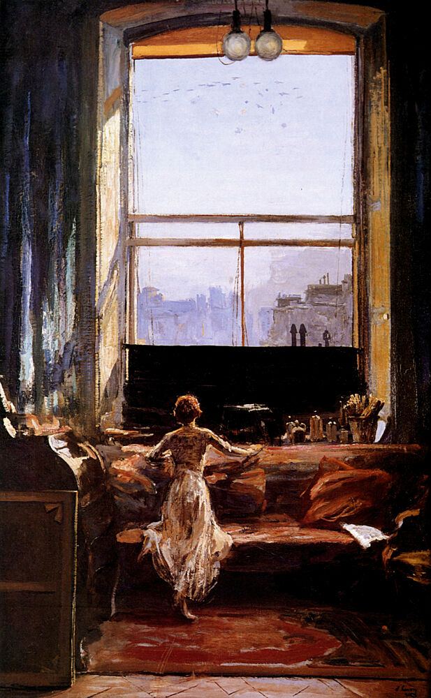 The Studio Window 7th July 1917 art print by John Lavery for $57.95 CAD