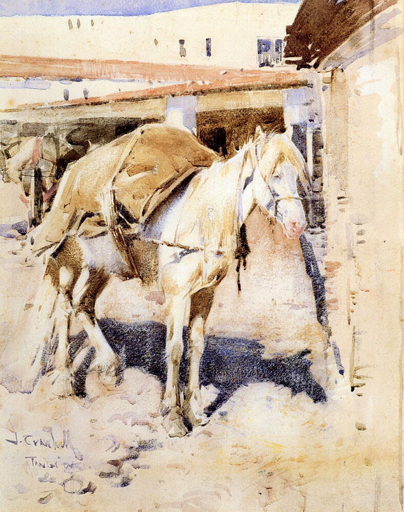 A Moorish Packhorse 1888 art print by Joseph Crawhall for $57.95 CAD