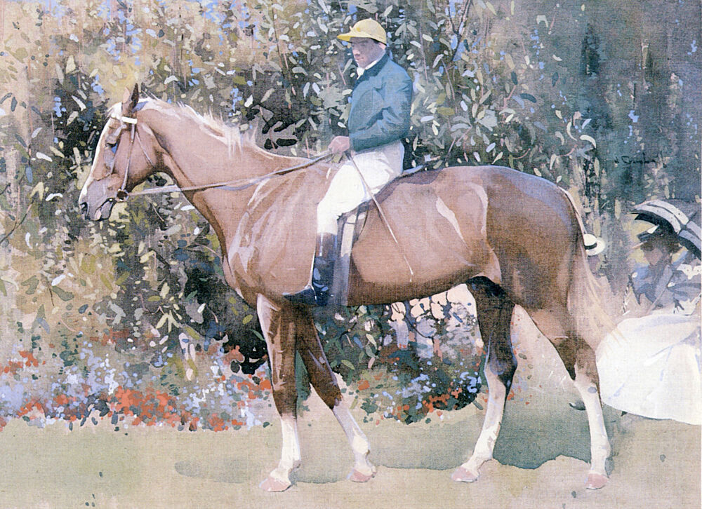 In the Paddock Ca 1894-1900 art print by Joseph Crawhall for $57.95 CAD