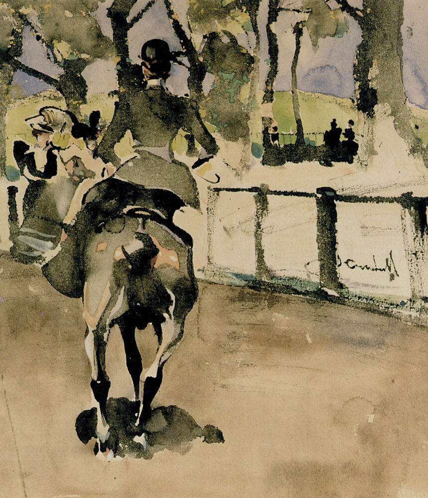 In the Park Ca 1891 art print by Joseph Crawhall for $57.95 CAD
