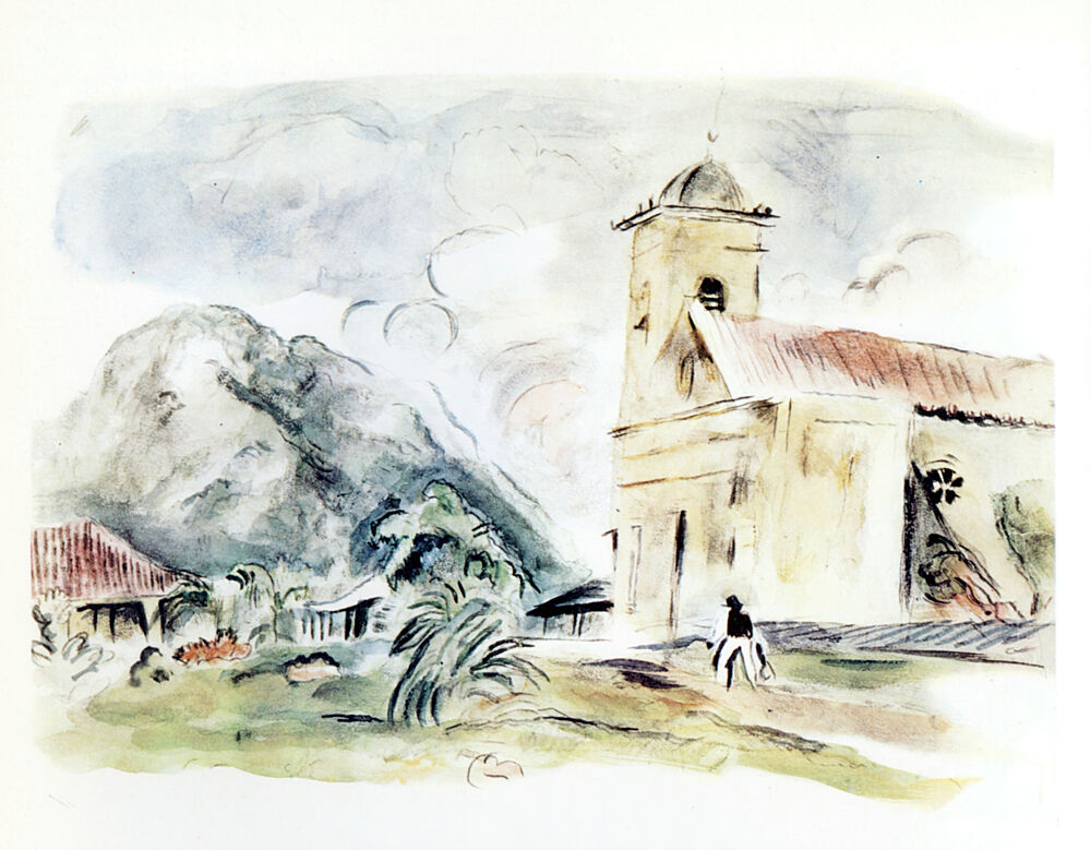 A Church in Cuba art print by Jules Pascin for $57.95 CAD