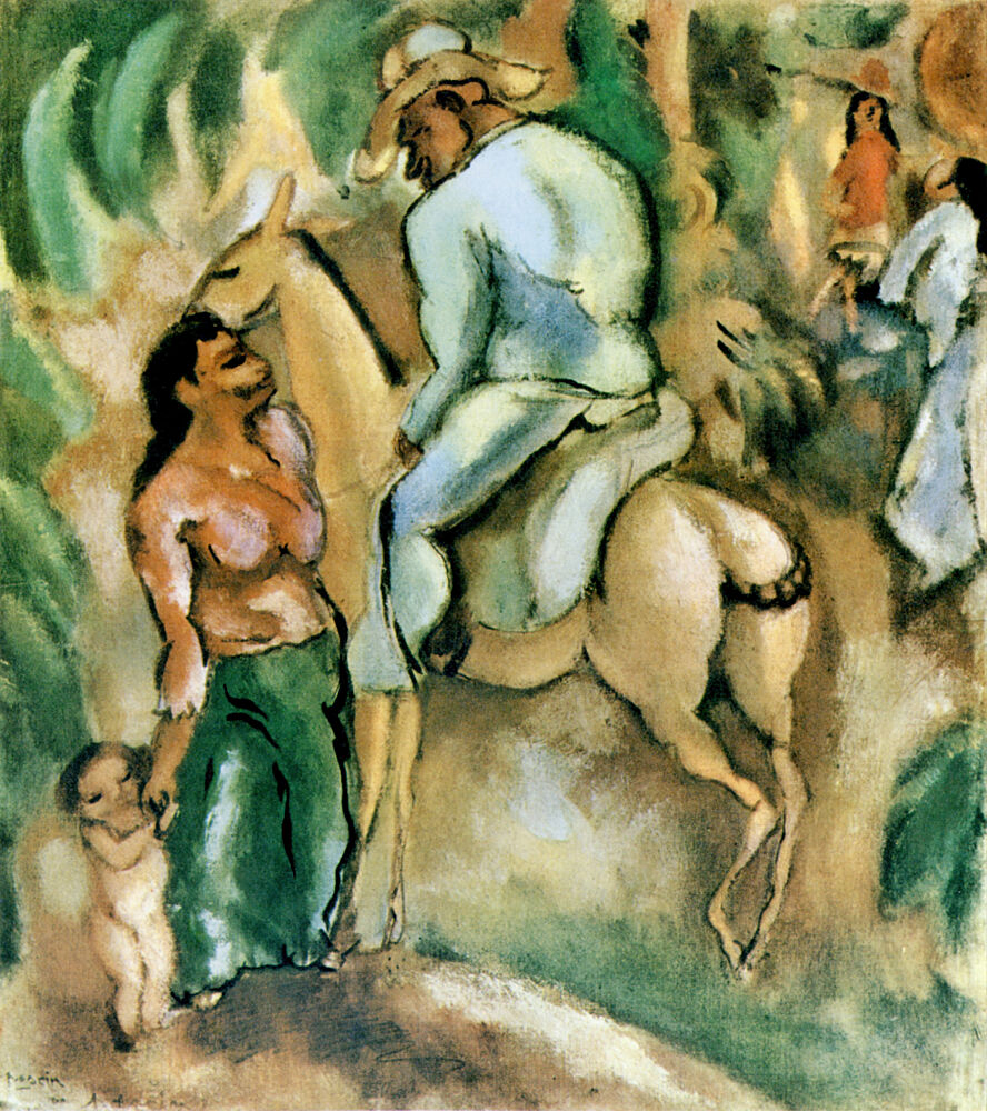 Cuban Rider 1917 art print by Jules Pascin for $57.95 CAD