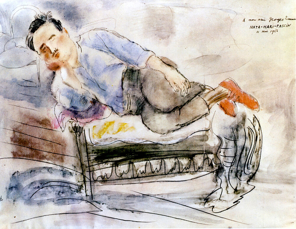 Georges Eisenmann 1926 art print by Jules Pascin for $57.95 CAD