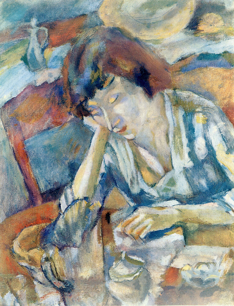 Hermine 1919 art print by Jules Pascin for $57.95 CAD