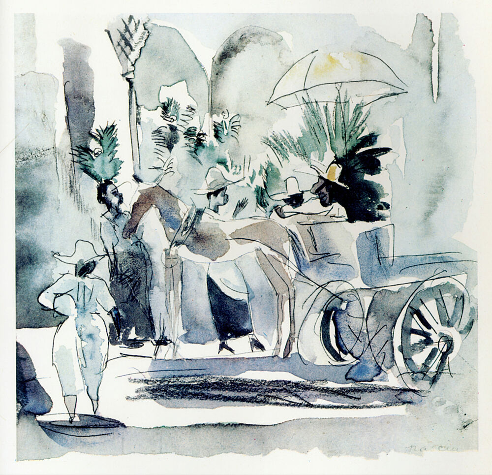 Horse and Carriage art print by Jules Pascin for $57.95 CAD