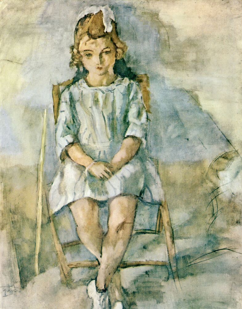 Little Girl 1925 art print by Jules Pascin for $57.95 CAD