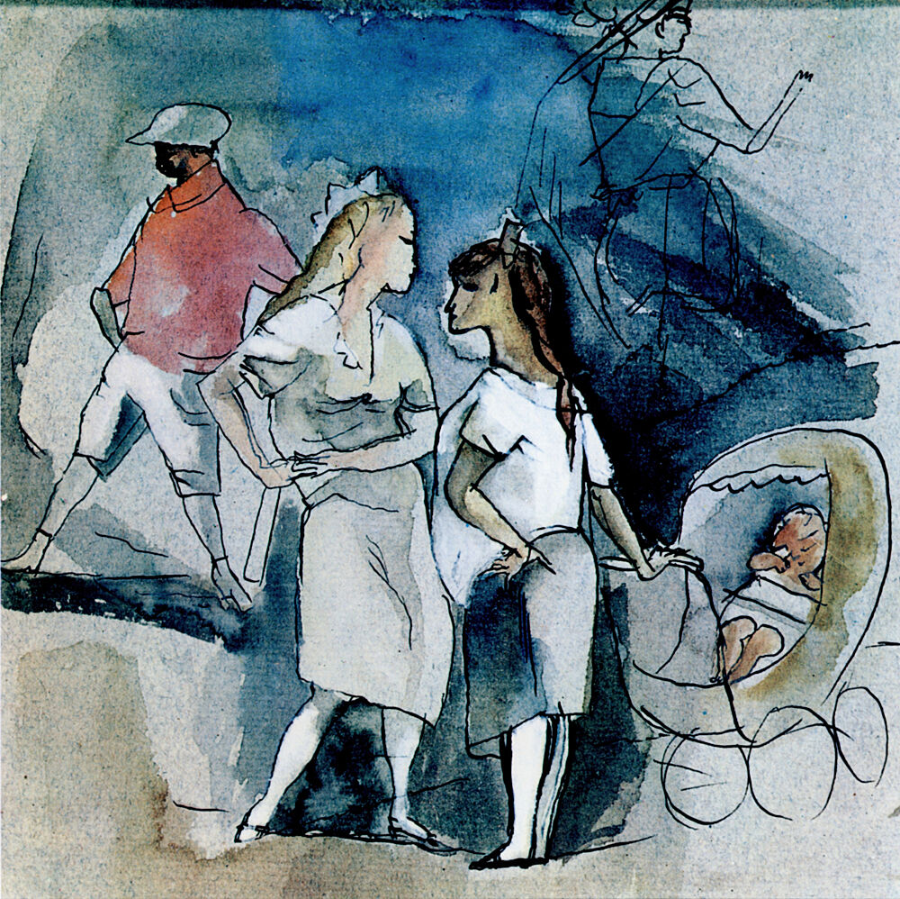 Men, Women and Children art print by Jules Pascin for $57.95 CAD