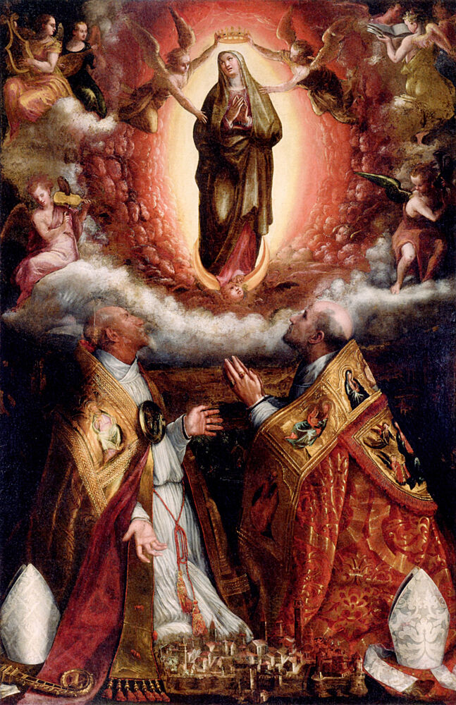 Assumption of the Virgin 1584 art print by Lavinia Fontana for $57.95 CAD