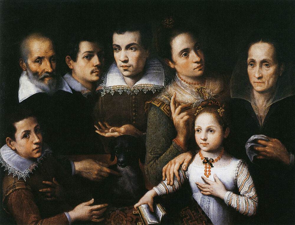 Family Portrait 1590s art print by Lavinia Fontana for $57.95 CAD