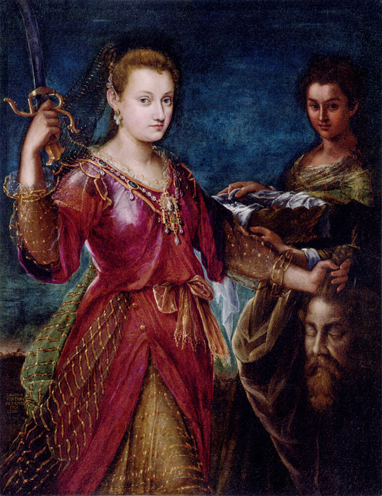 Judith with Head of Holofernes Ca 1595-1600 art print by Lavinia Fontana for $57.95 CAD