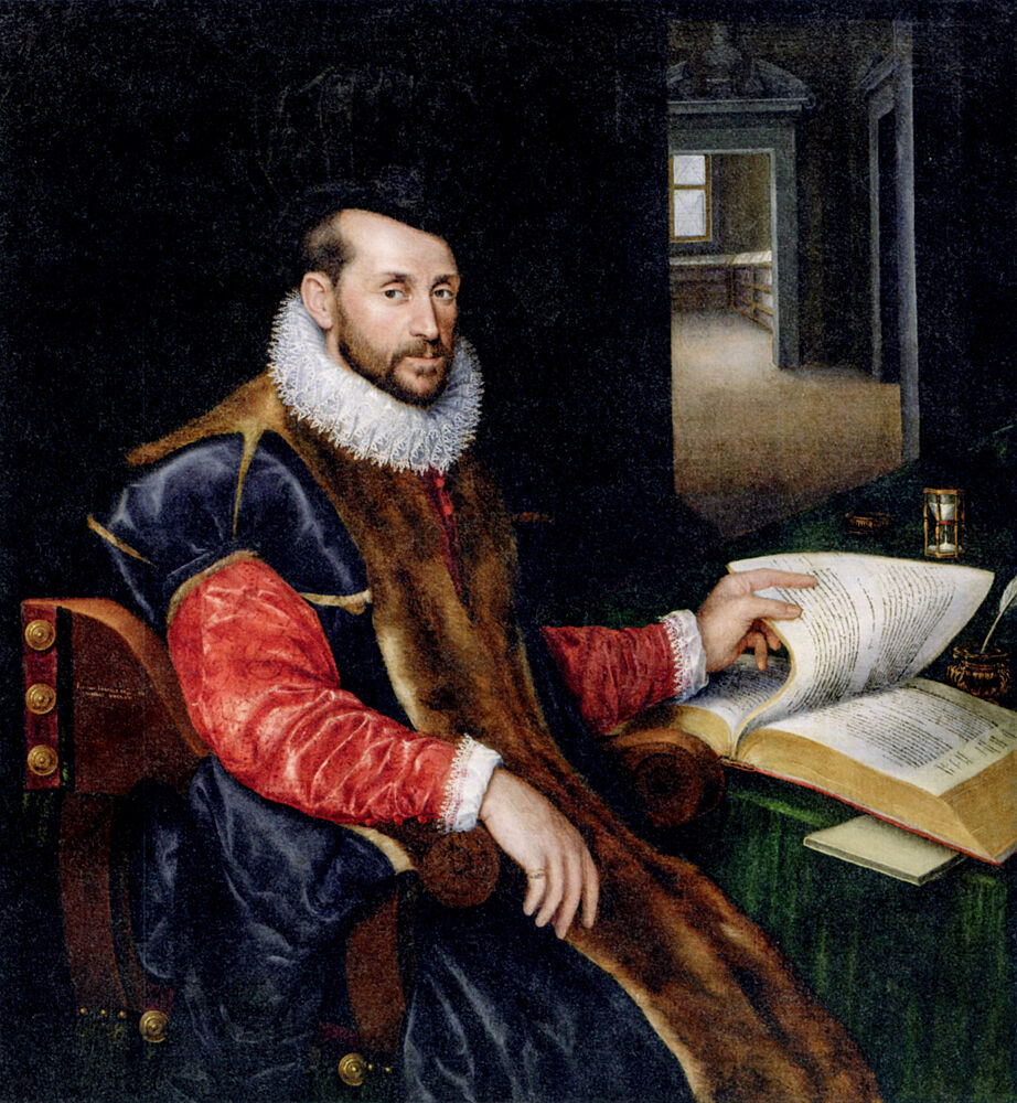 Man Leafing Through a Book 1577-78 art print by Lavinia Fontana for $57.95 CAD