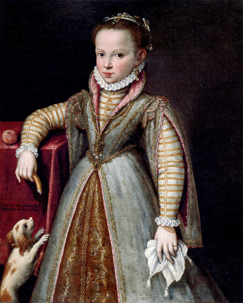 Portrait of a Young Girl 1570s art print by Lavinia Fontana for $57.95 CAD