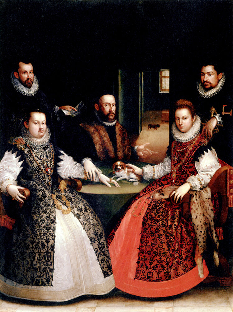 Portrait of the Gozzadini Family 1584 art print by Lavinia Fontana for $57.95 CAD