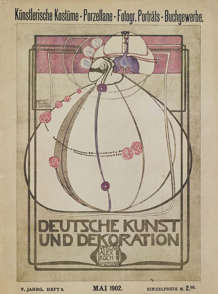Deutsche Kunst Und Dekoration Cover May 1902 art print by M. Macdonald Mackintosh for $57.95 CAD