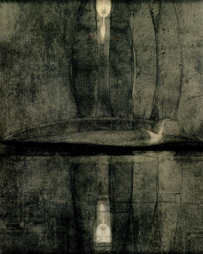 The Pool of Silence 1913 art print by M. Macdonald Mackintosh for $57.95 CAD