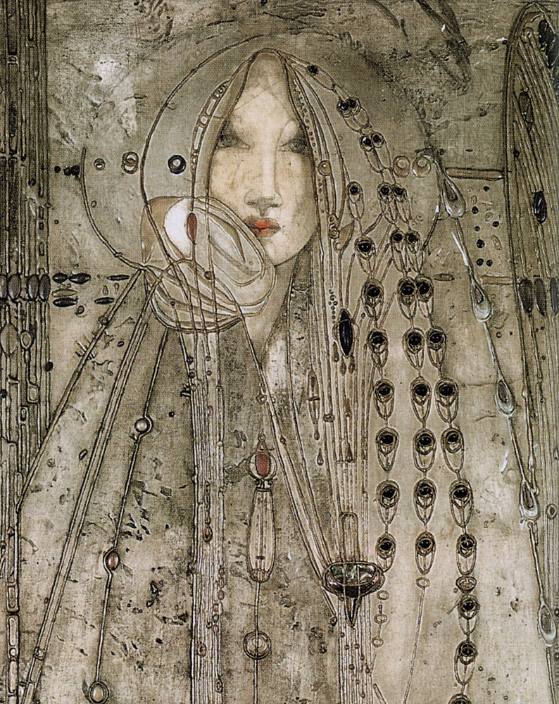 The Seven Princesses Detail 1906 art print by M. Macdonald Mackintosh for $57.95 CAD