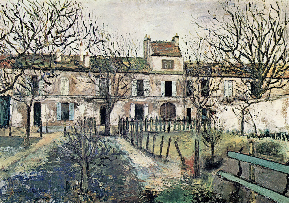 Garden at Montmagny Ca 1909 art print by Maurice Utrillo for $57.95 CAD