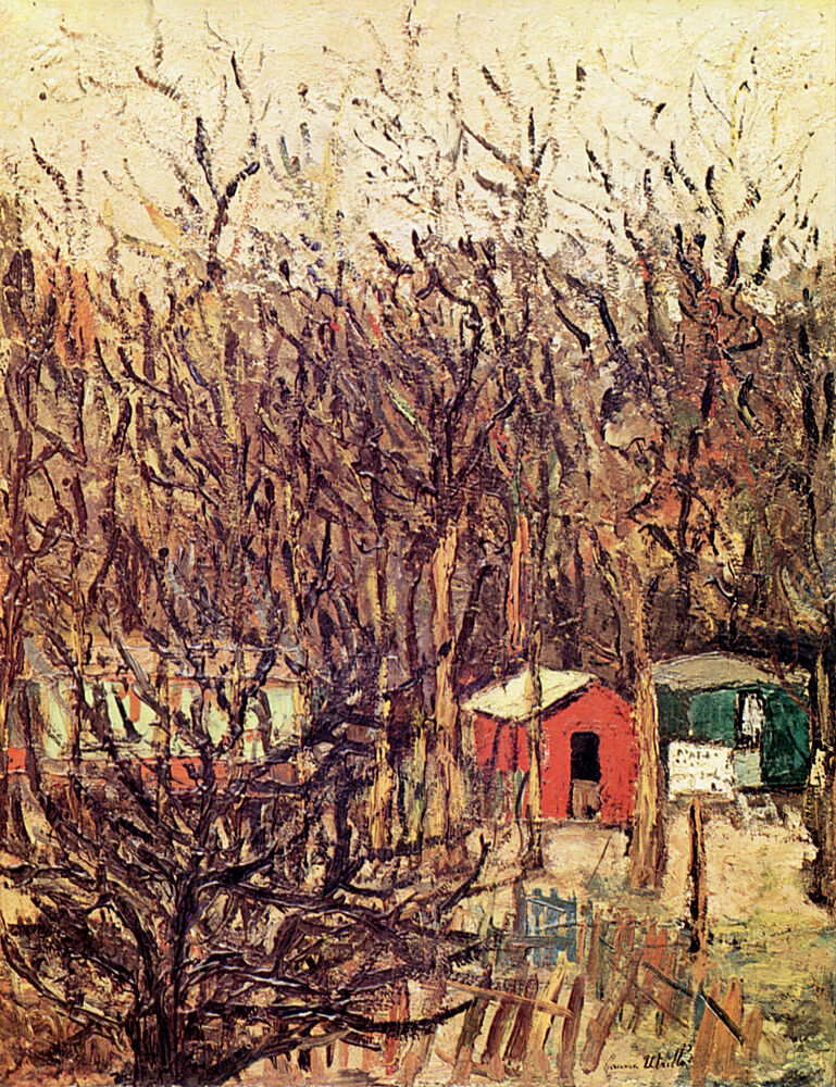 la Butte-Pinson, Montmagny 1906-7 art print by Maurice Utrillo for $57.95 CAD