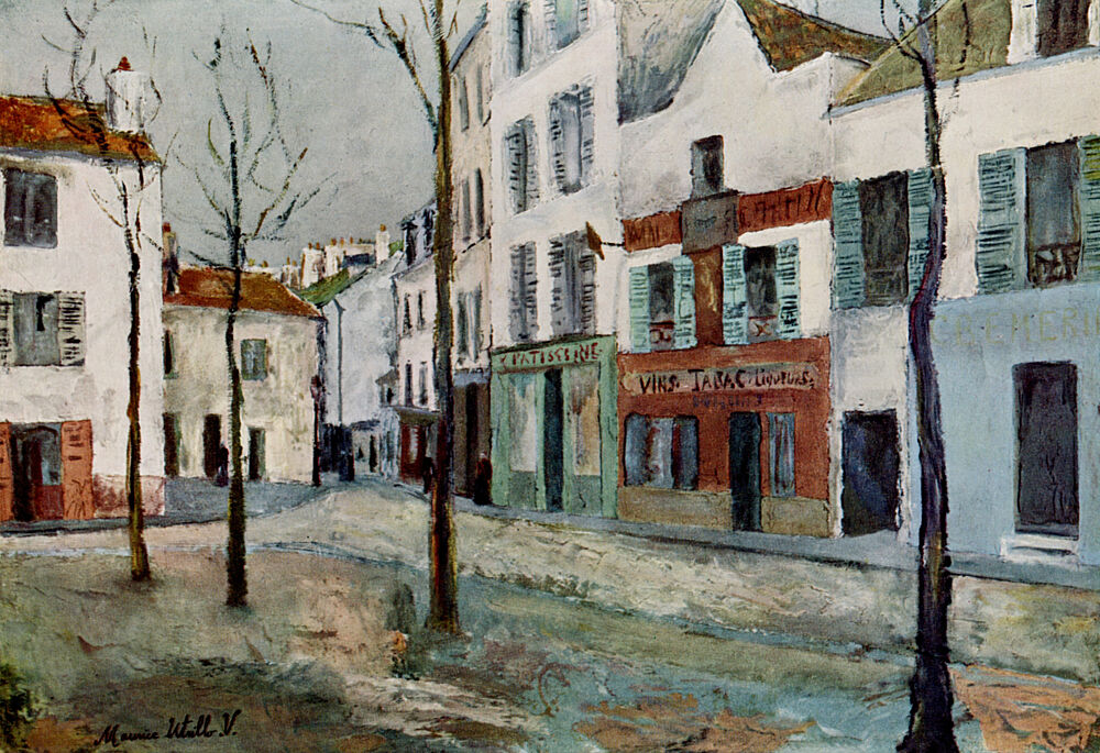 Place du Tertre 1911-12 art print by Maurice Utrillo for $57.95 CAD