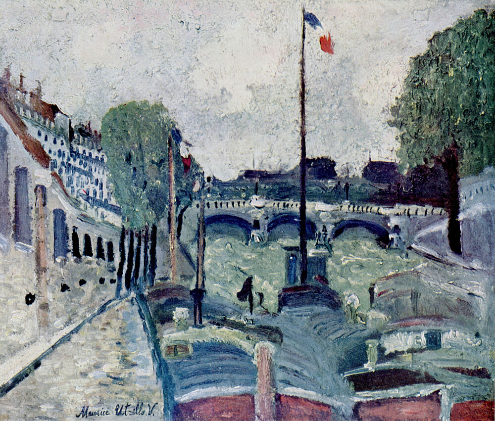 Pont Neuf Ca 1908 art print by Maurice Utrillo for $57.95 CAD