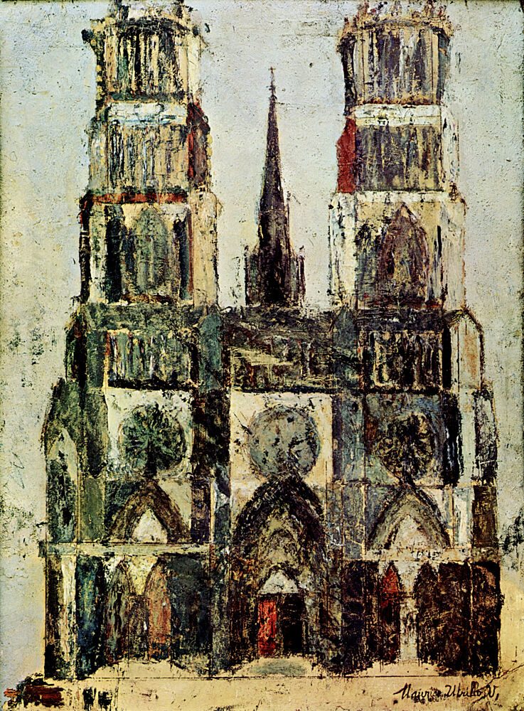 The Cathedral 1913 art print by Maurice Utrillo for $57.95 CAD