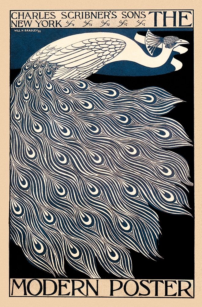 The Modern Poster, 1895 art print by William H. Bradley for $57.95 CAD