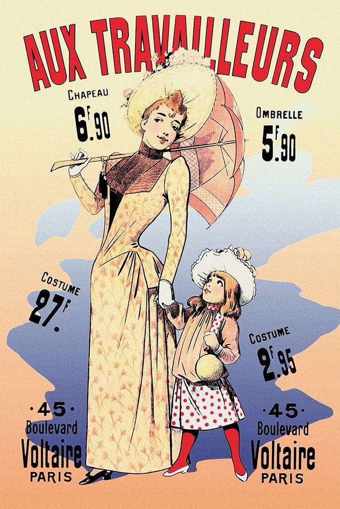 Aux Travailleurs art print by Alfred Choubrac for $57.95 CAD