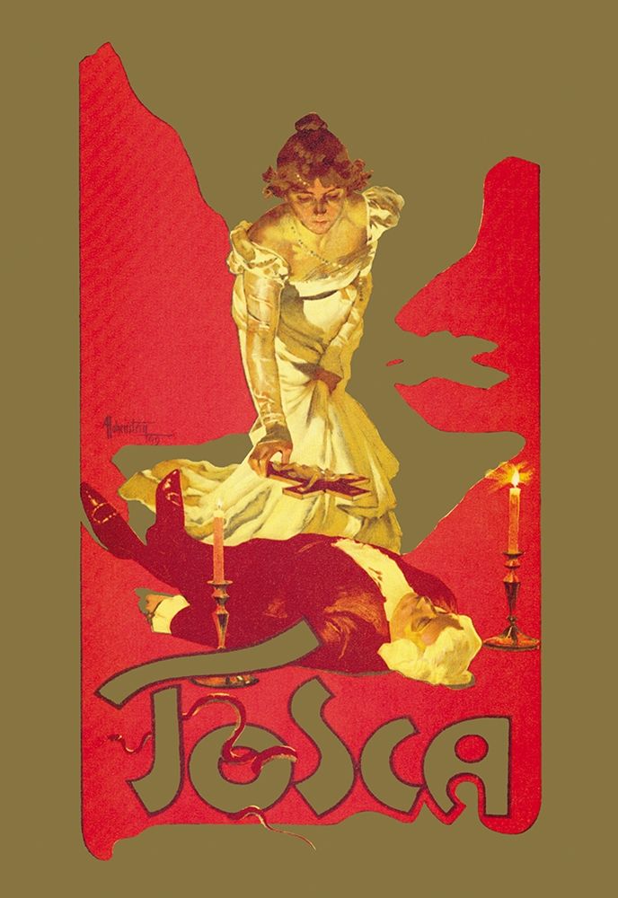 Tosca, 1899 art print by Adolfo Hohenstein for $57.95 CAD