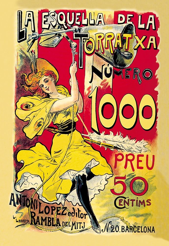 La Esquella de la Torratxa, 1898 art print by L. Labarta for $57.95 CAD