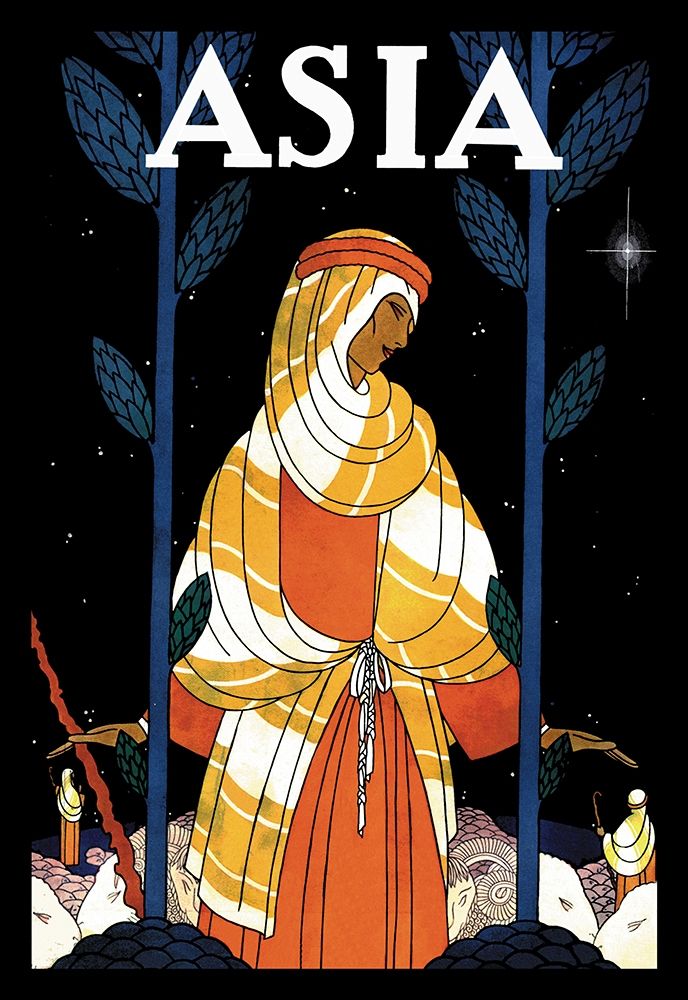 Palestine - Starlight with Title, 1925 art print by Frank McIntosh for $57.95 CAD