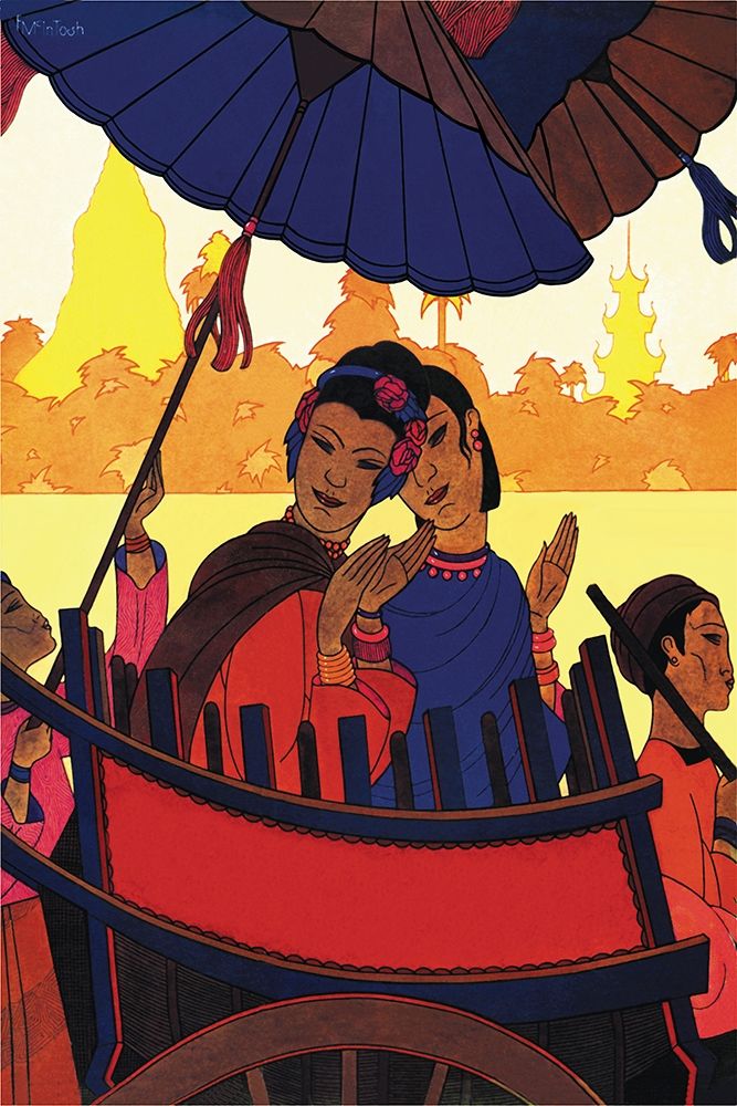 Burma-The Golden Landscape, 1925 art print by Frank McIntosh for $57.95 CAD