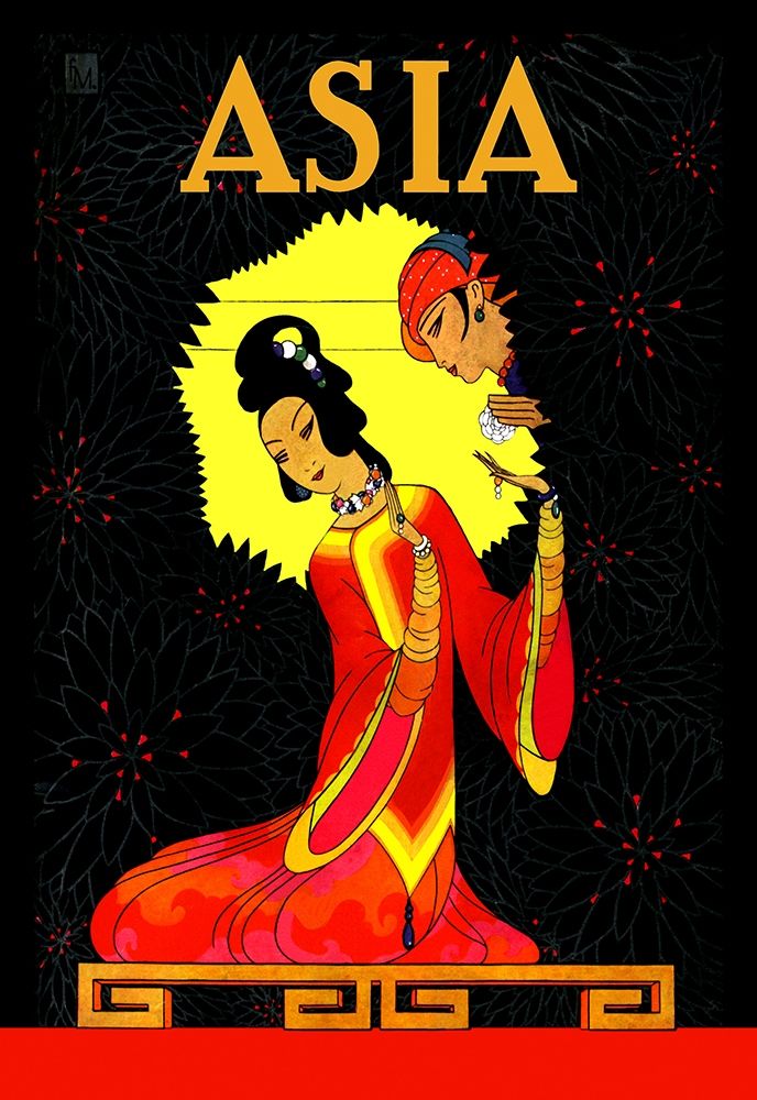 The Princess Badoura with Title, 1926 art print by Frank McIntosh for $57.95 CAD