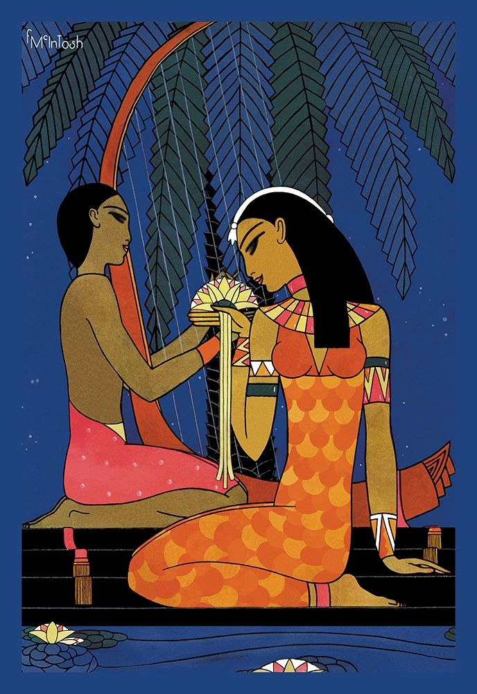 Egypt - The Lotus No Title, 1926 art print by Frank McIntosh for $57.95 CAD