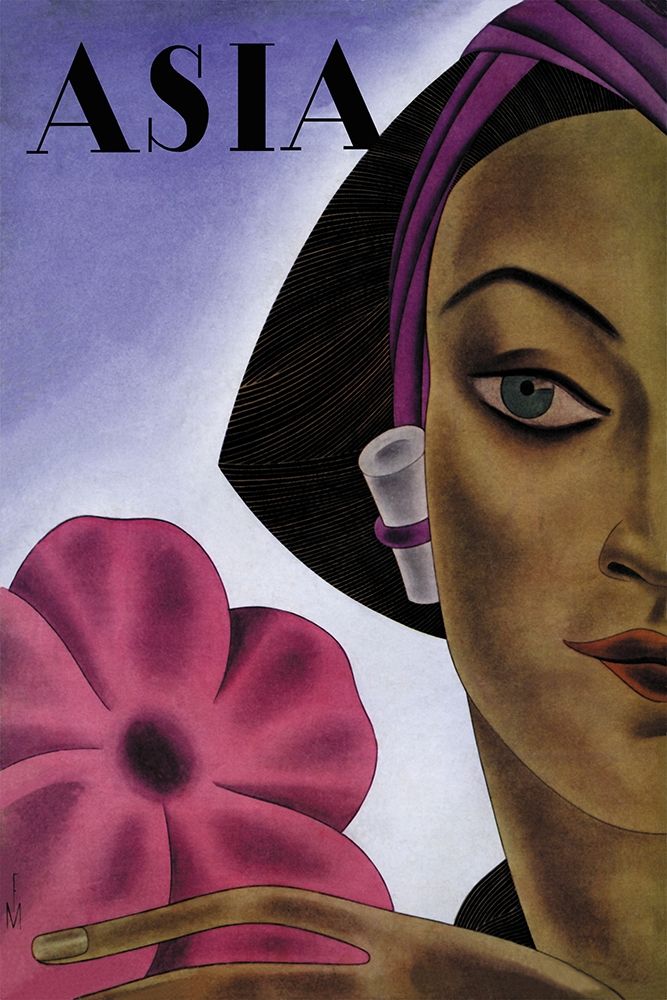 Sumatran Mode in Millinery with Title, 1931 art print by Frank McIntosh for $57.95 CAD