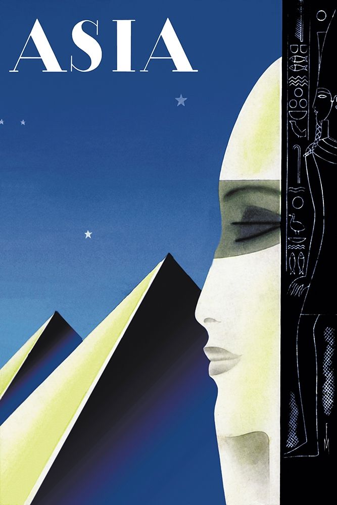 Setting for an Egyptian Story with Title, 1931 art print by Frank McIntosh for $57.95 CAD