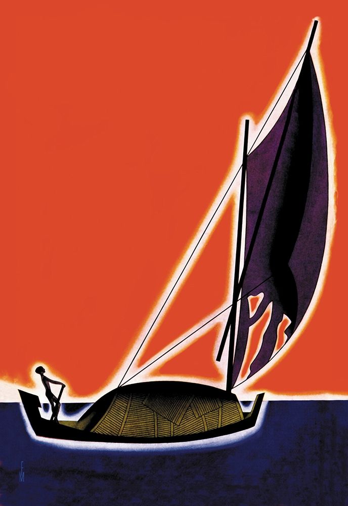 On One of the Seven Seas, 1931 art print by Frank McIntosh for $57.95 CAD