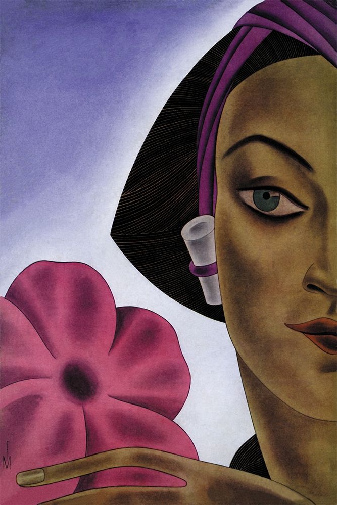 Sumatran Mode in Millinery, 1931 art print by Frank McIntosh for $57.95 CAD
