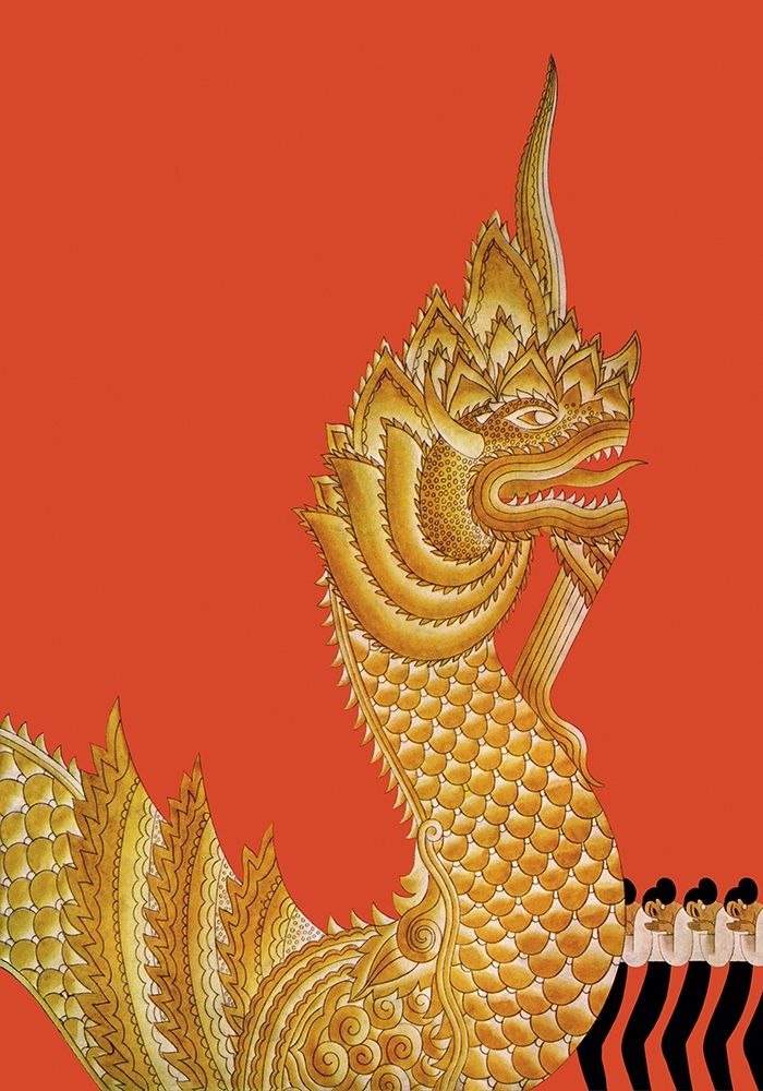 Dragon Temple of Siam, 1934 art print by Frank McIntosh for $57.95 CAD
