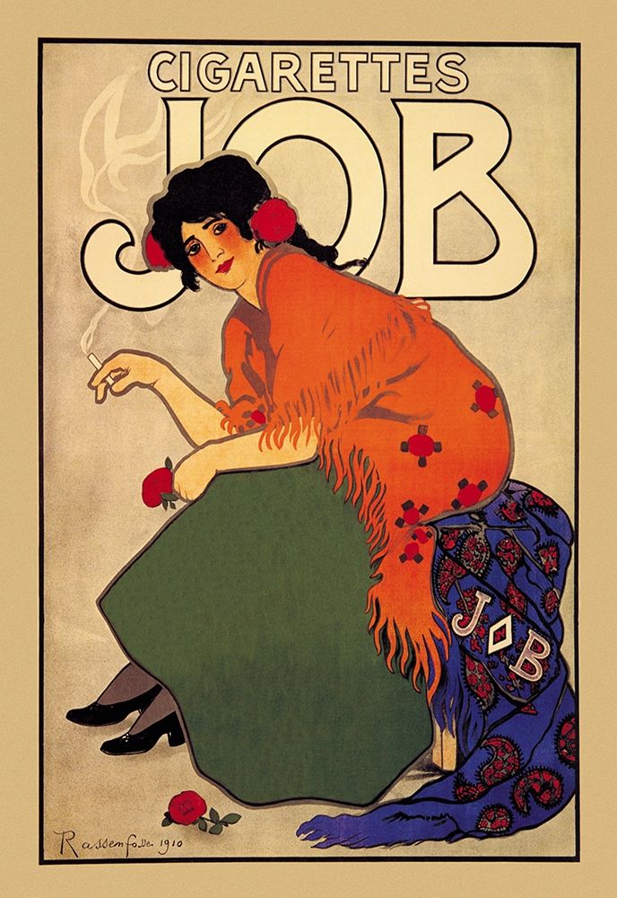 Cigarettes Job art print by Alphonse Mucha for $57.95 CAD