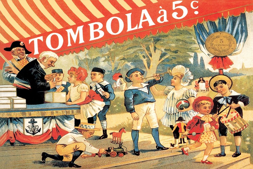 Tombola, 1888 art print by Theophile Alexandre Steinlen for $57.95 CAD