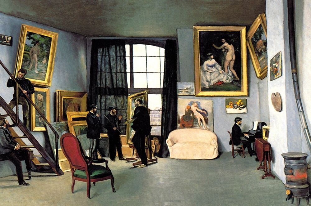 Bazilles Studio: 9 rue de la Condamine, 1870 art print by Unknown for $57.95 CAD