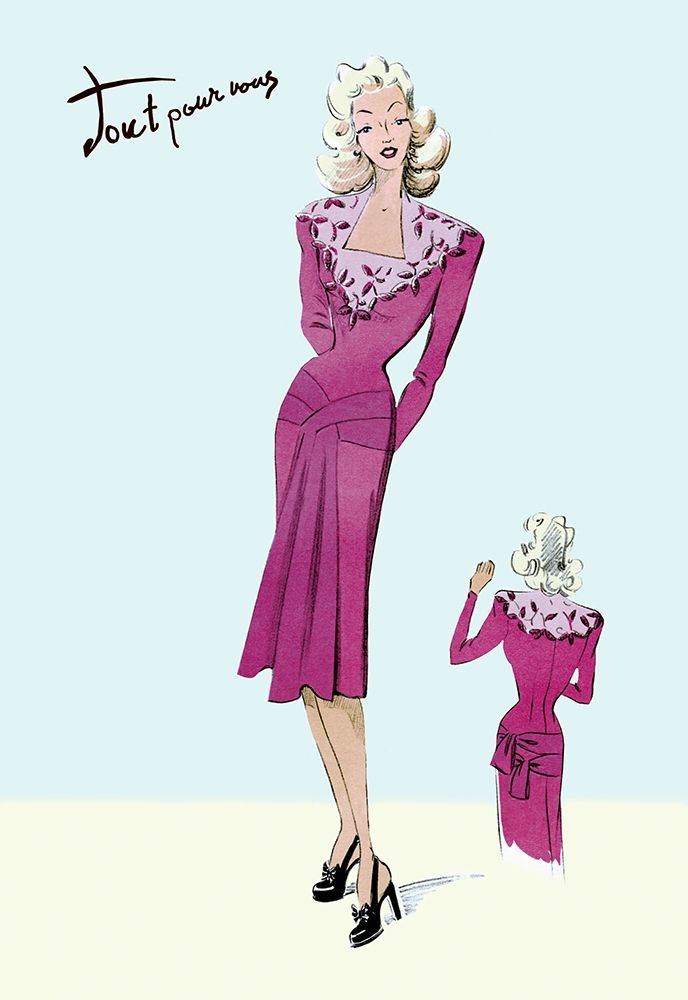 Flower Dress, 1947 art print by Unknown for $57.95 CAD