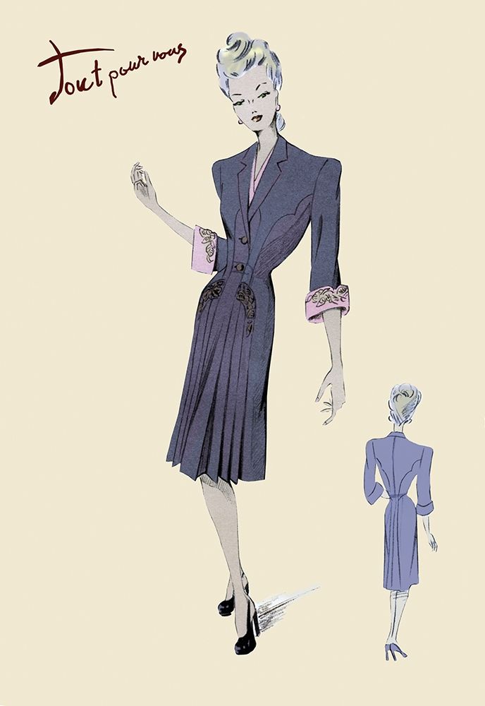 Conservative Suit Dress, 1947 art print by Unknown for $57.95 CAD